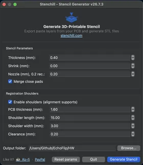 Stenchill KiCad Plugin
